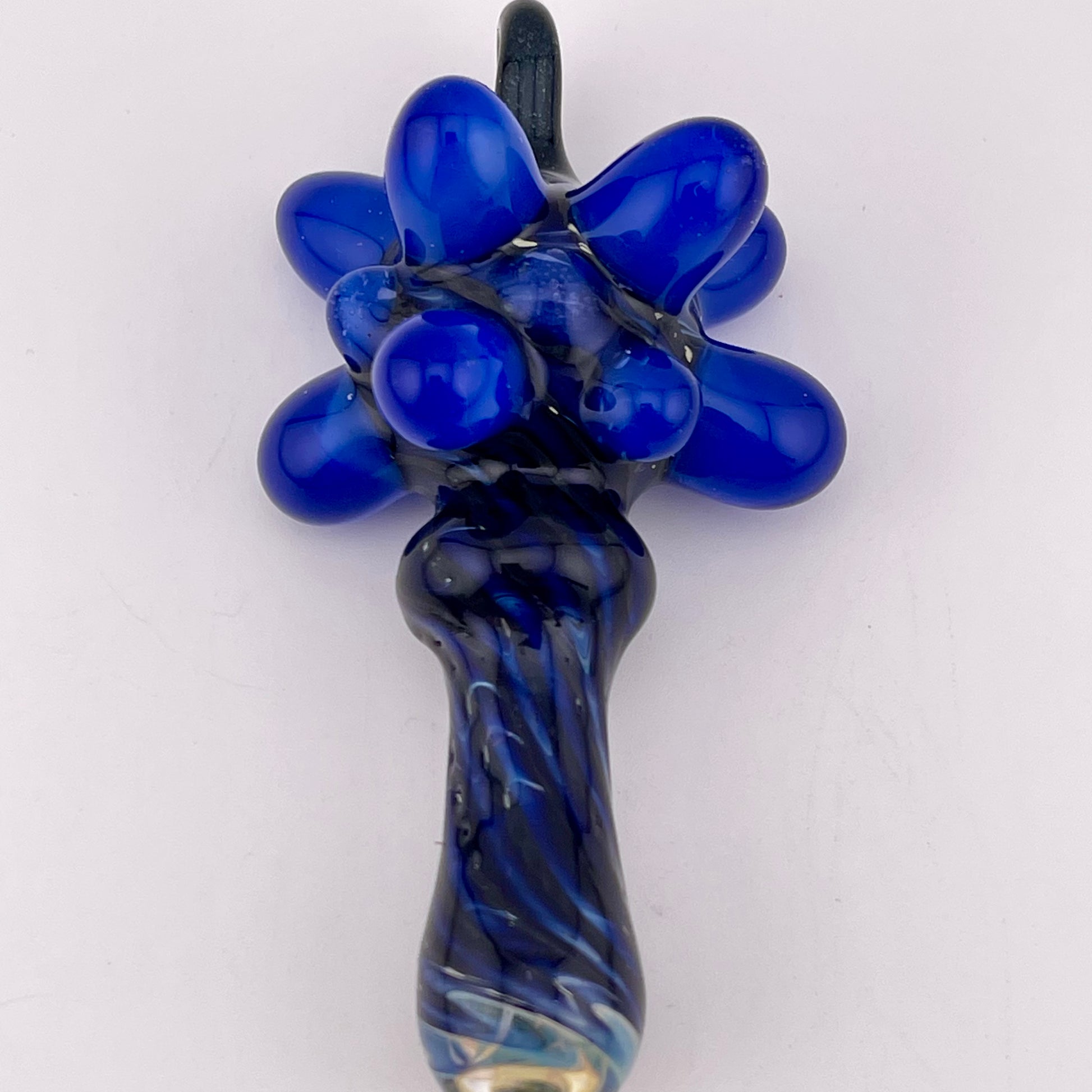 Pendant Pipe Cobalt Blue pendant pipe necklace’s - JeffBeckerGlass.com
