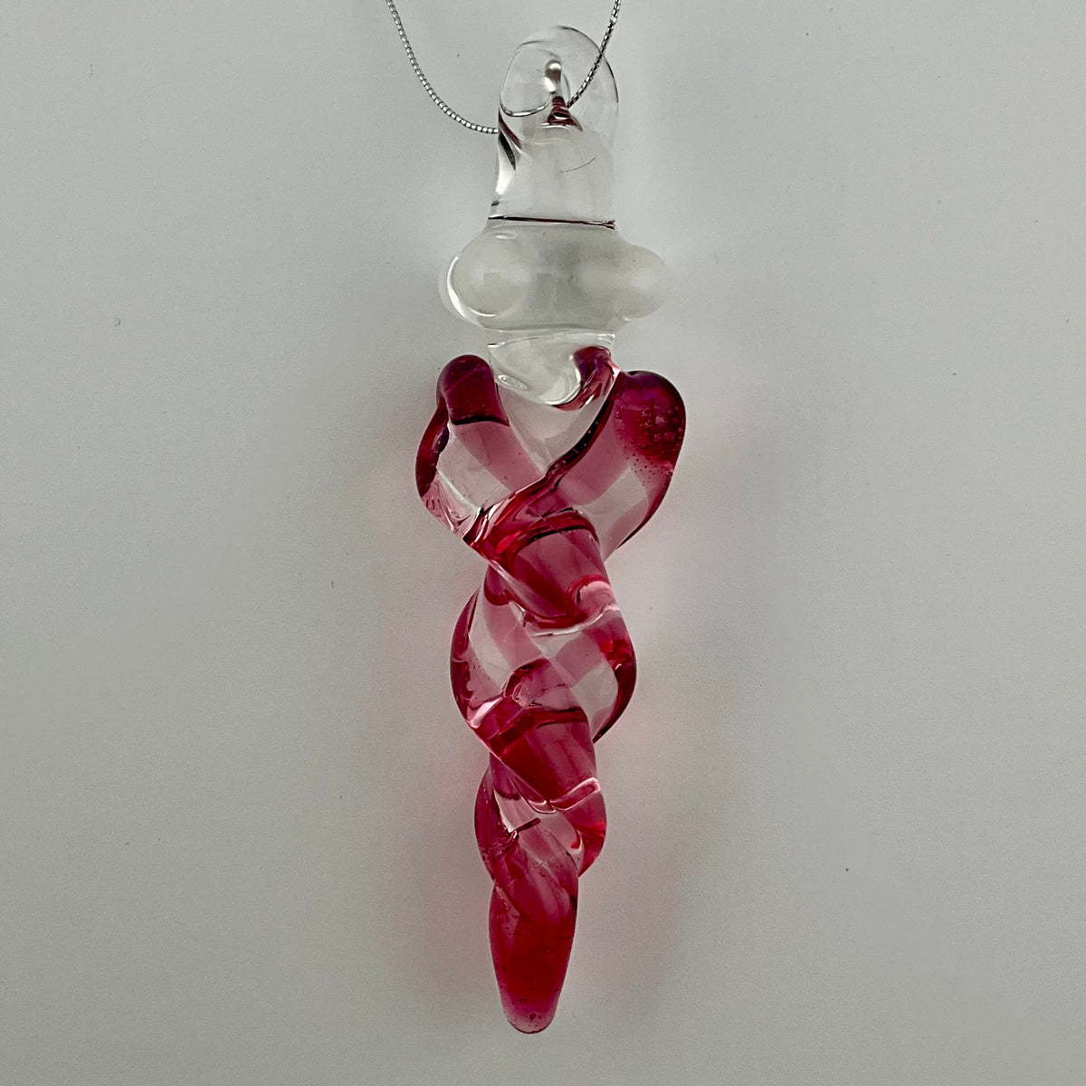 Mini Gold Ruby Glass Icicle Ornaments - JeffBeckerGlass.com