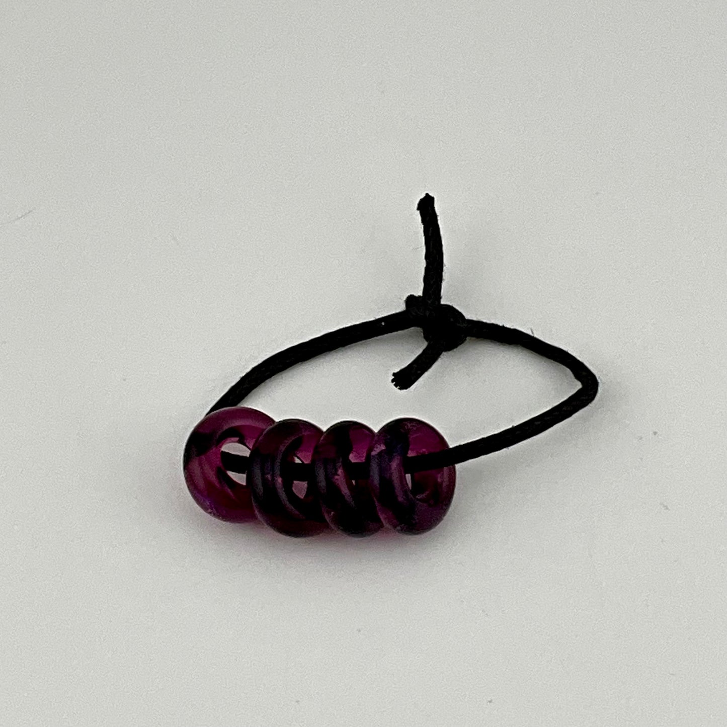 4 Royal Jelly Glass Spacer Beads