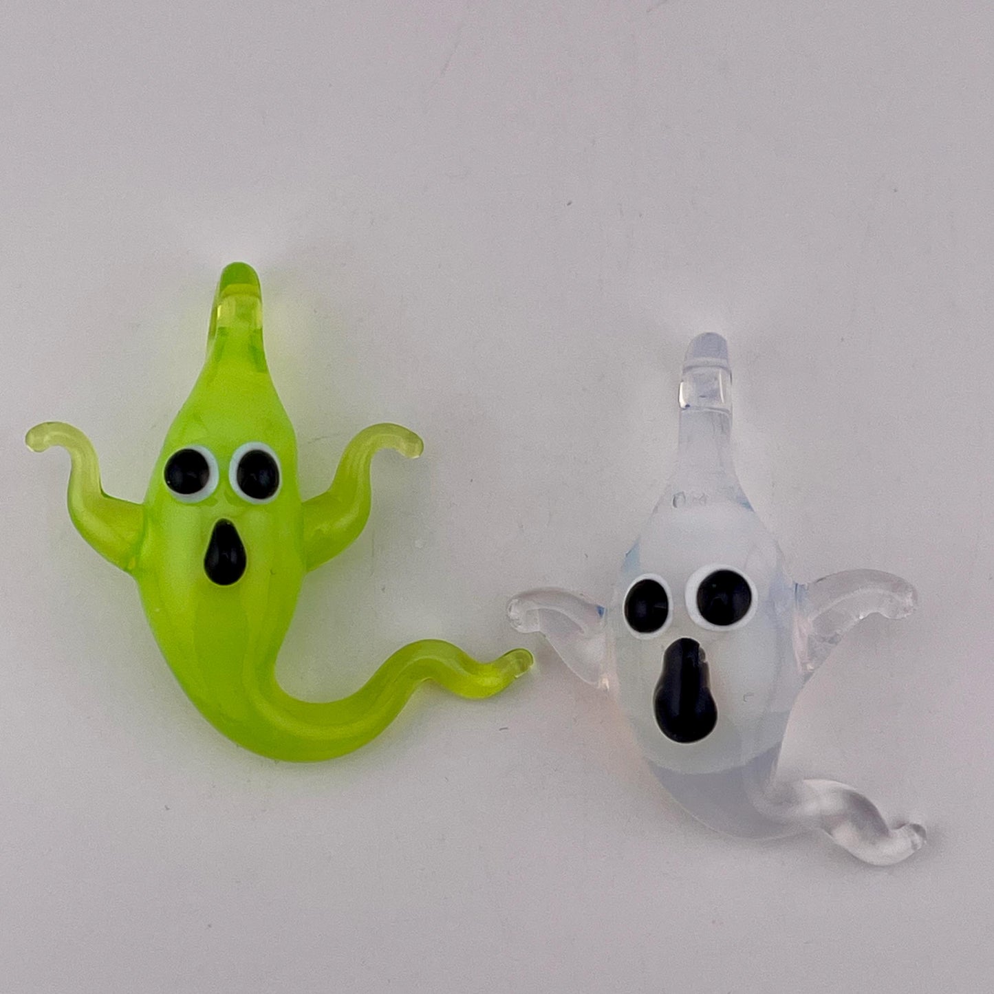 Green Slime Glass Ghost Pendant 3