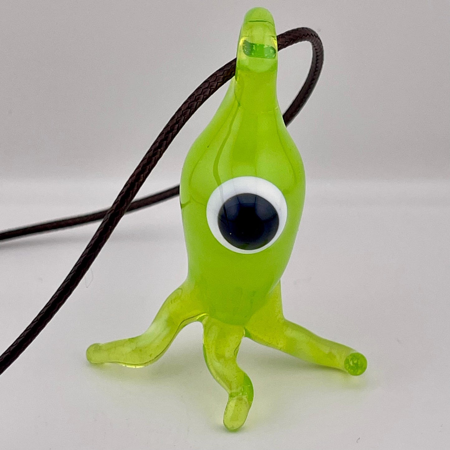 Green Slime Alien Pendant