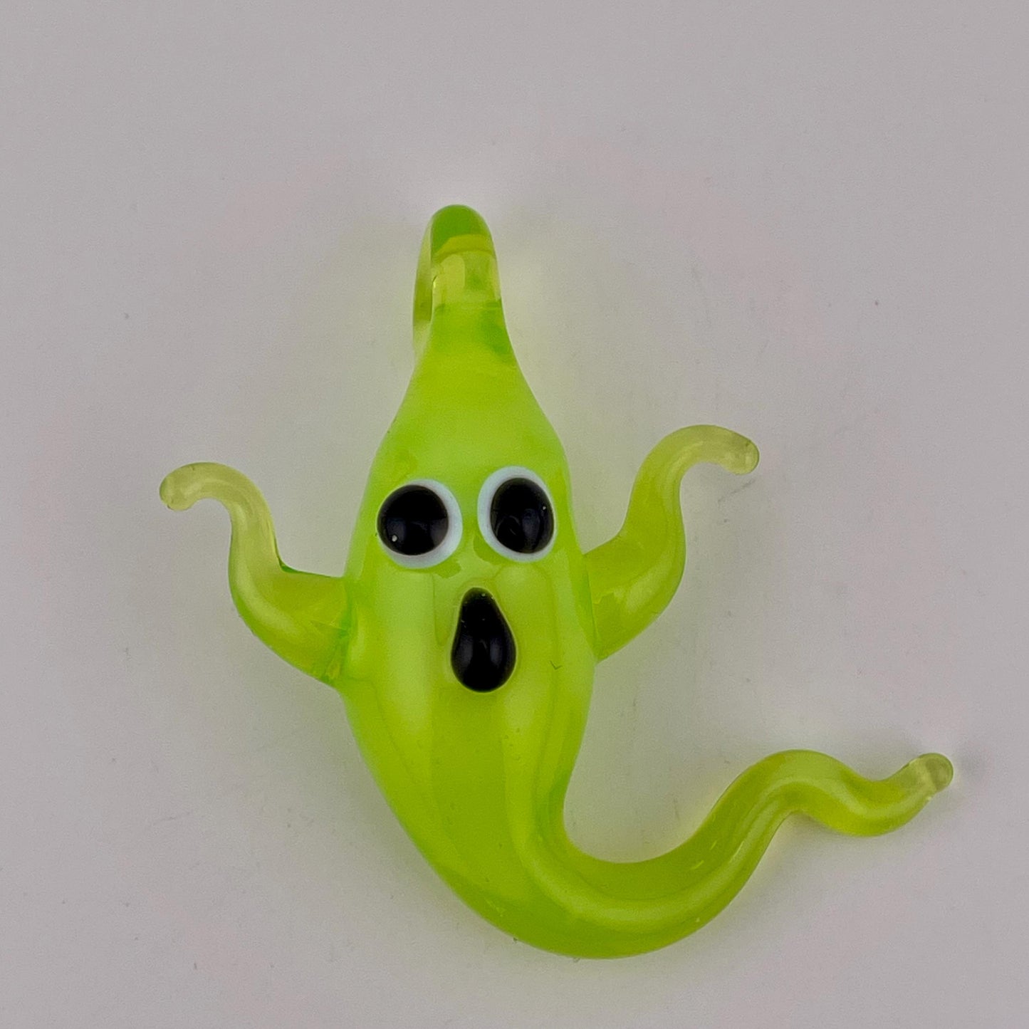 Green Slime Glass Ghost Pendant 3