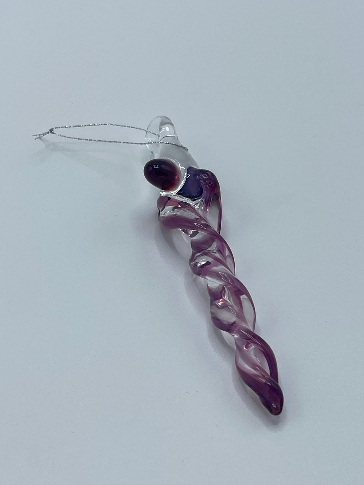 Royal Jelly Glass Icicle - JeffBeckerGlass.com