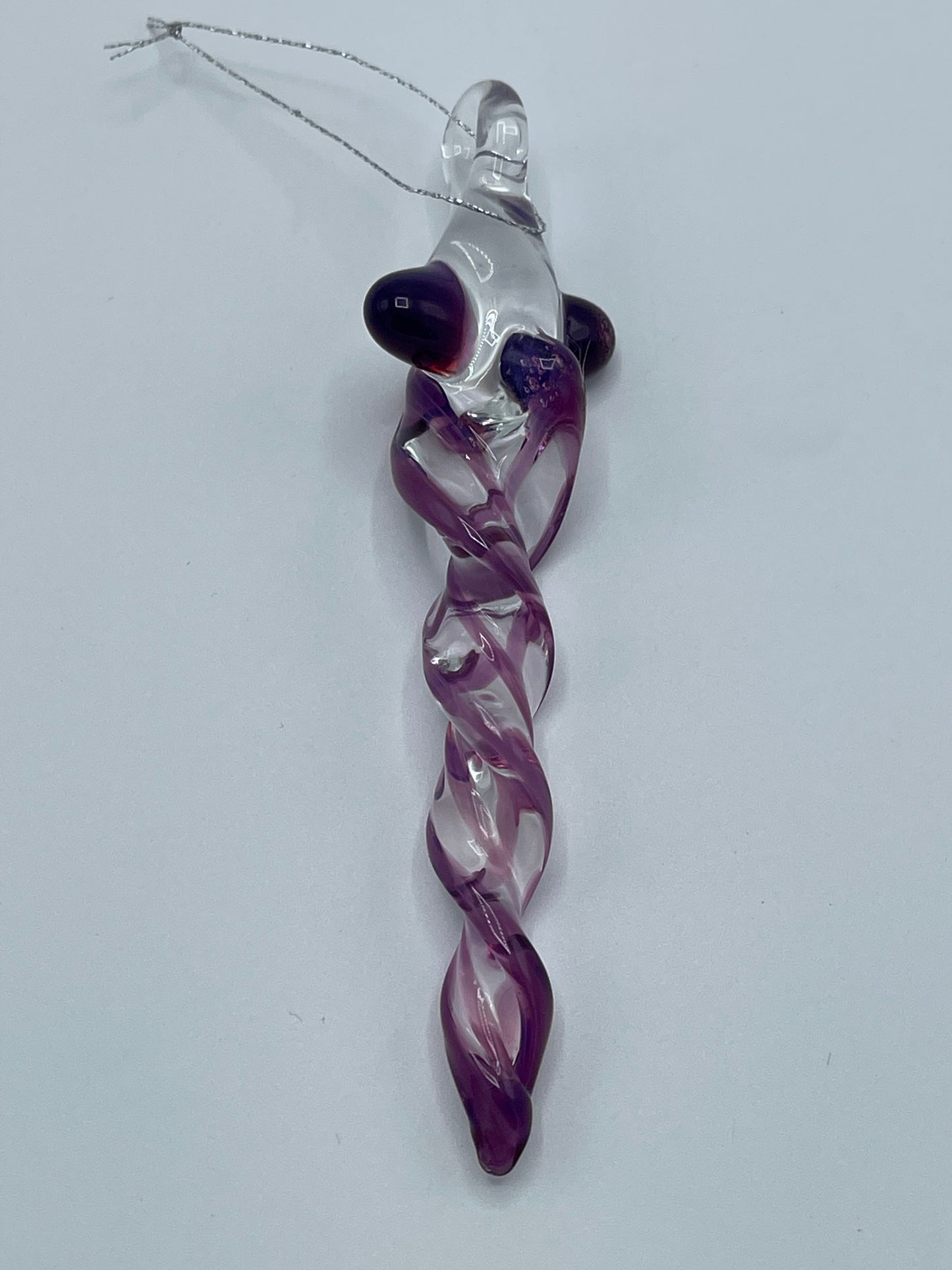 Royal Jelly Glass Icicle - JeffBeckerGlass.com