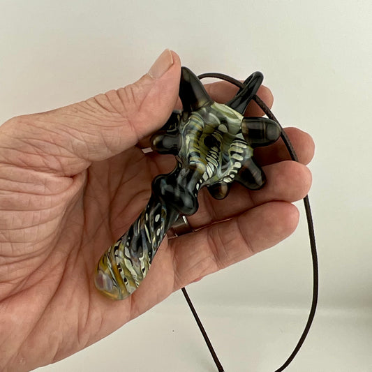 Pendant Pipe Black pendant pipe necklace’s