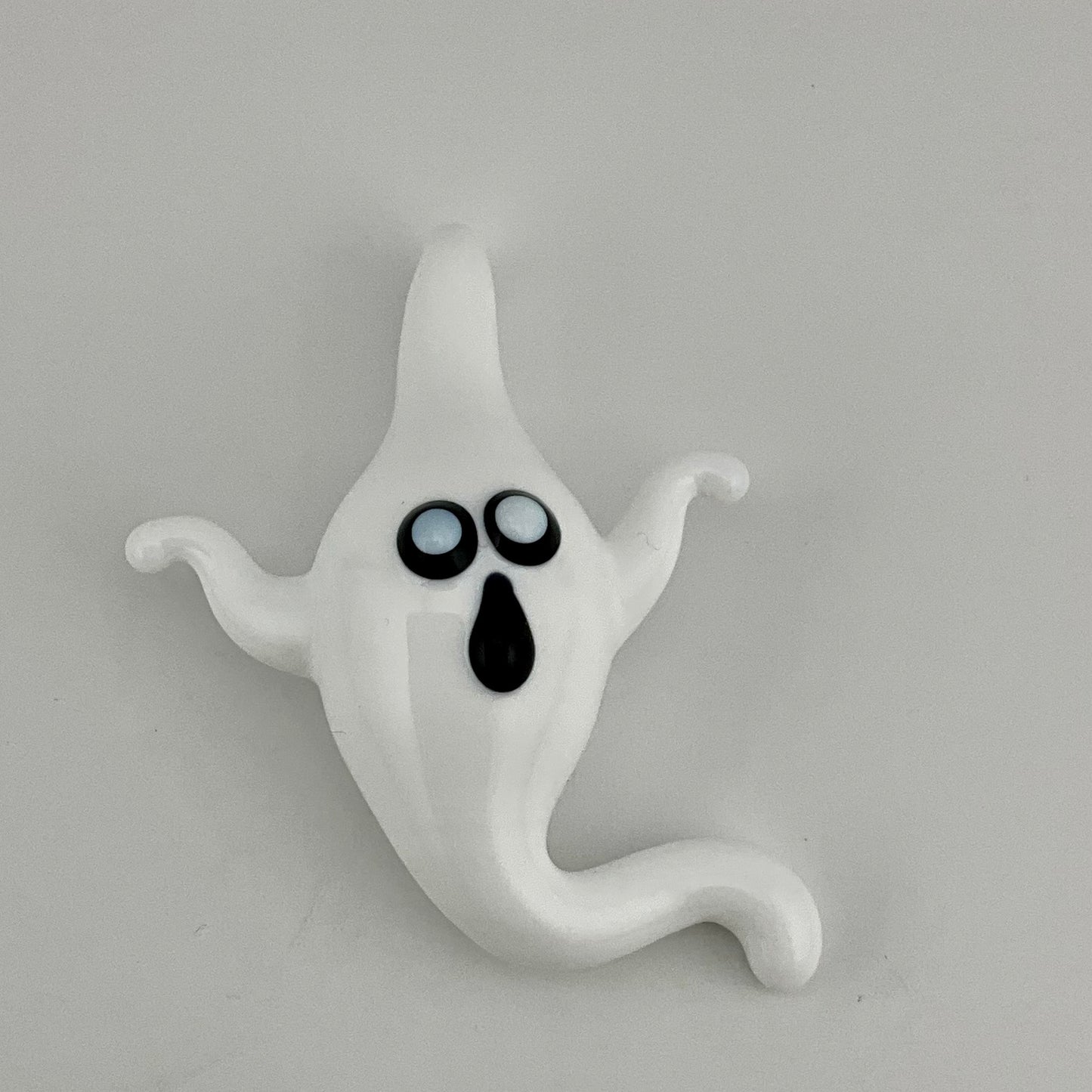 White Glass Ghost Pendant
