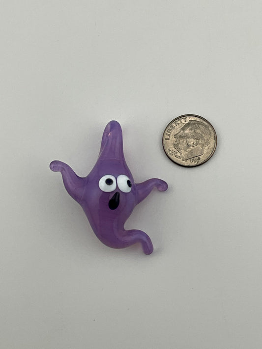Mini Pink Slime Glass Ghost Pendant