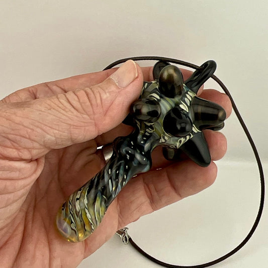 Pendant Pipe Black pendant pipe necklace’s
