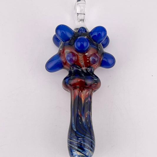 Pendant Pipe Red and Blue pendant pipe necklace’s