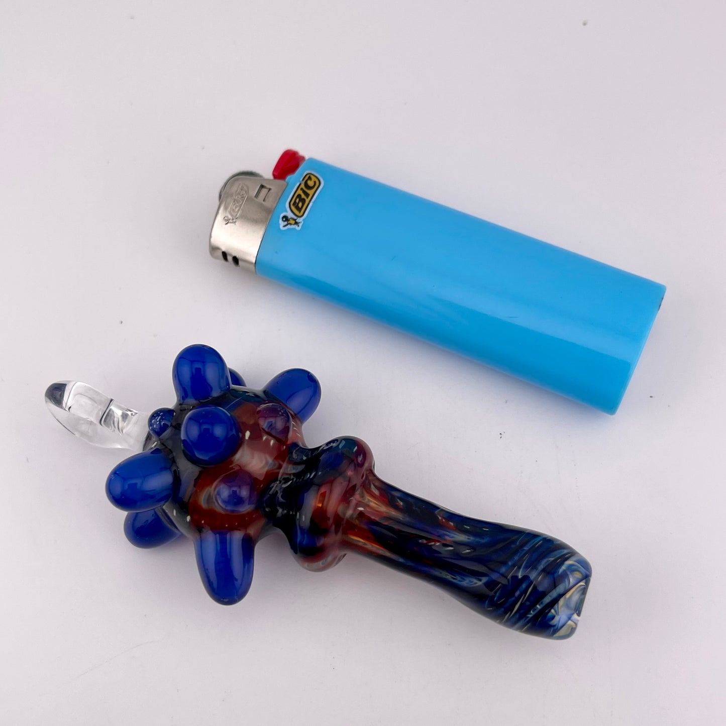 Pendant Pipe Red and Blue pendant pipe necklace’s