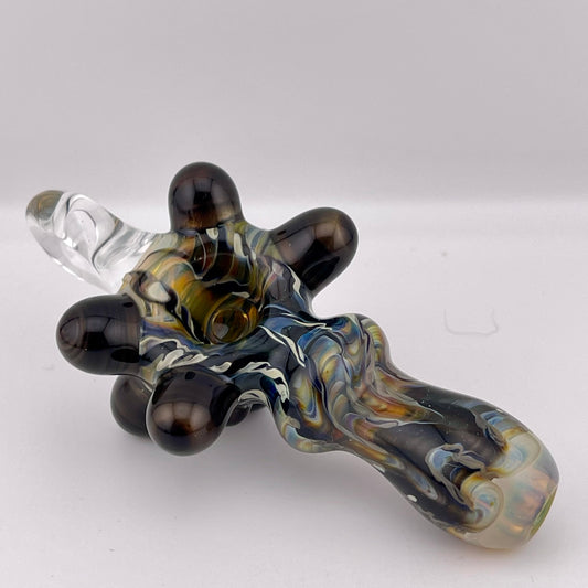 Pendant Pip Black and Butterscotch pendant pipe necklace’s