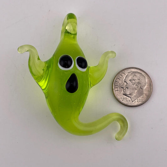 Green Light Color Slime Glass Ghost Pendant 1