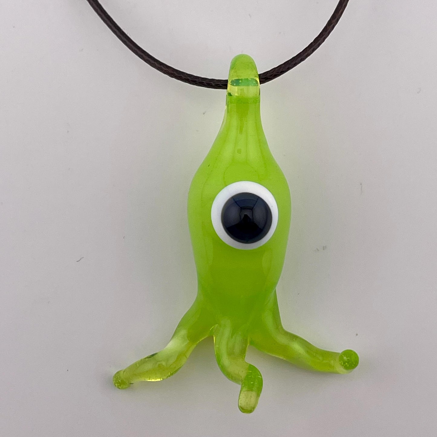 Green Slime Alien Pendant